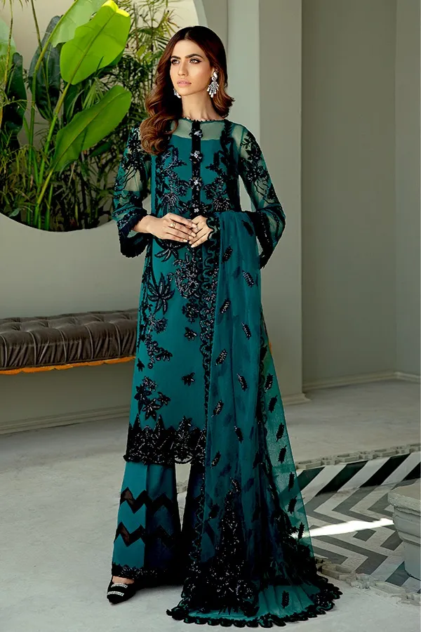 Imrozia Pour Epoque Fois Luxury Eid Collection – I-138 Mer profonde