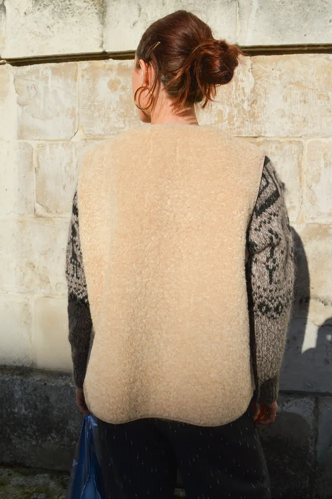 Indi & Cold Crudo Teddy Vest