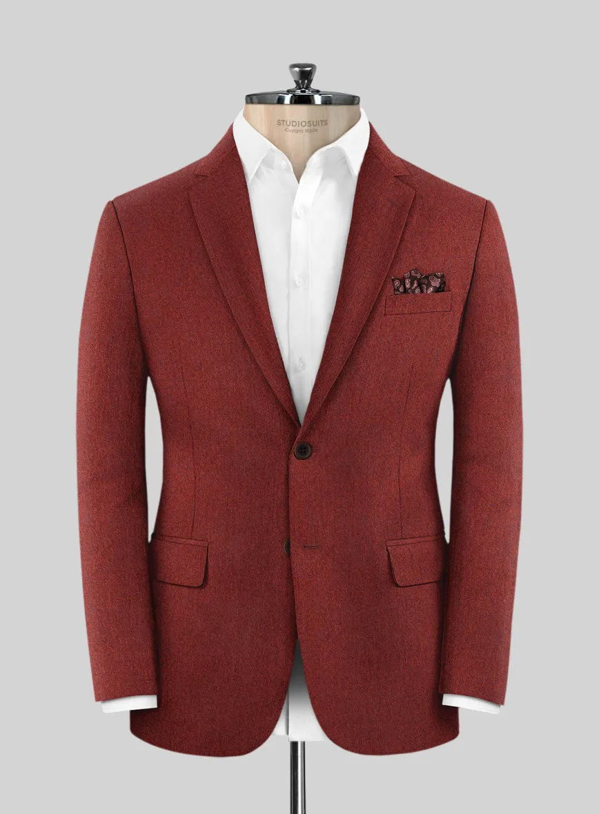 Italian Plicio Auburn Wool Suit