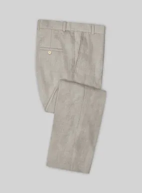 Ivy Beige Linen Pants