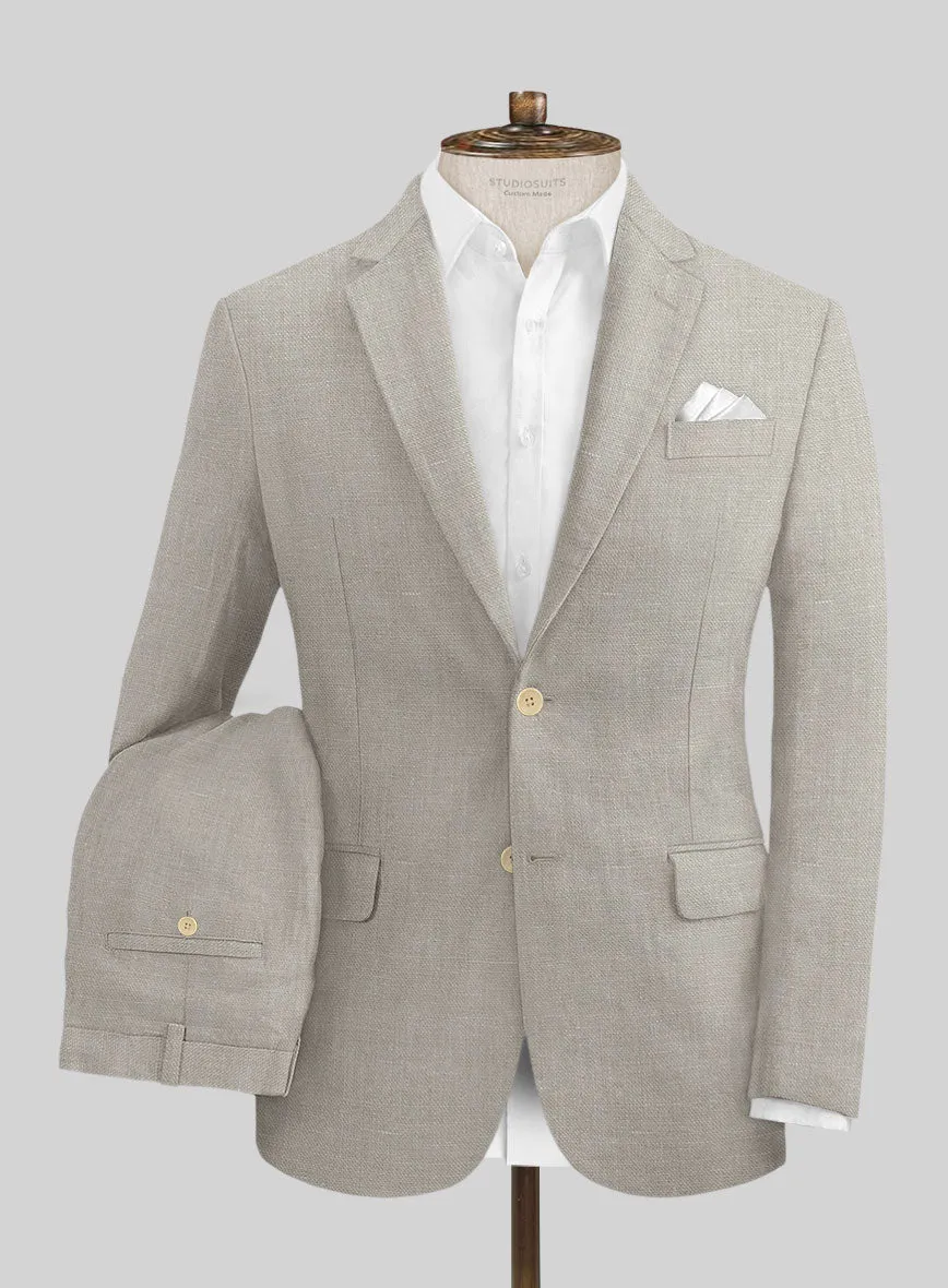 Ivy Beige Linen Suit