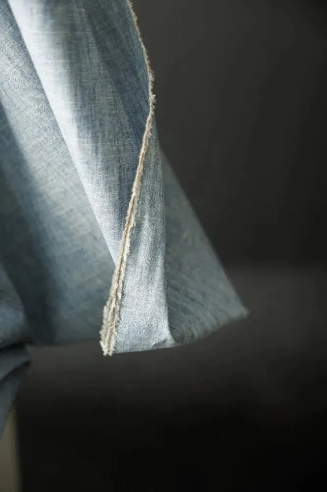 John James Hemp Organic Cotton Denim Chambray - Merchant & Mills