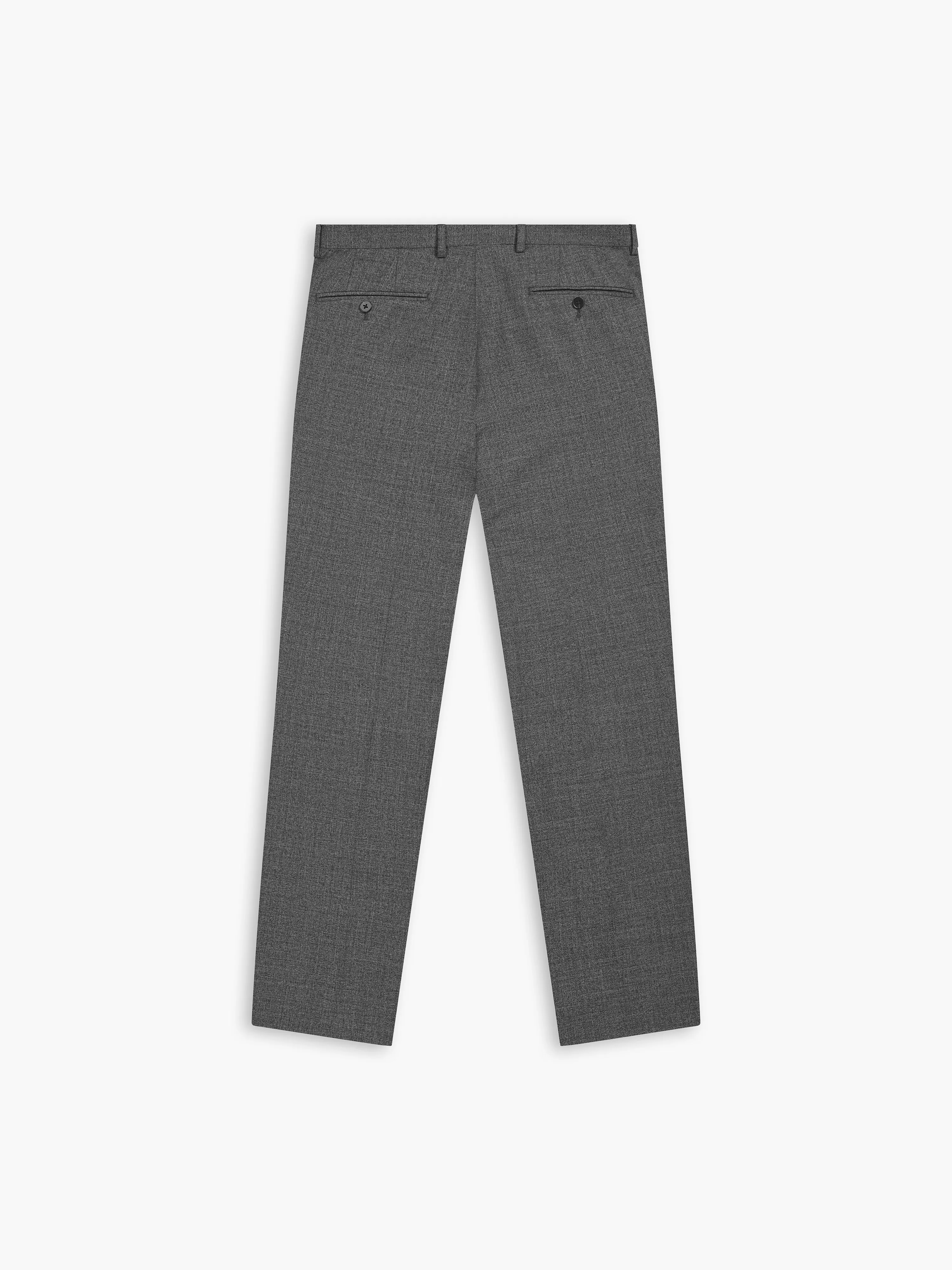 Jordan Polywool Skinny Grey Sharkskin Suit Trouser