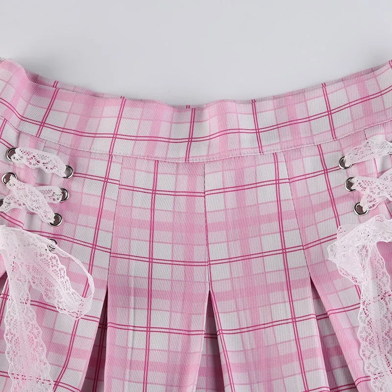 Kawaii Plaid Skirt