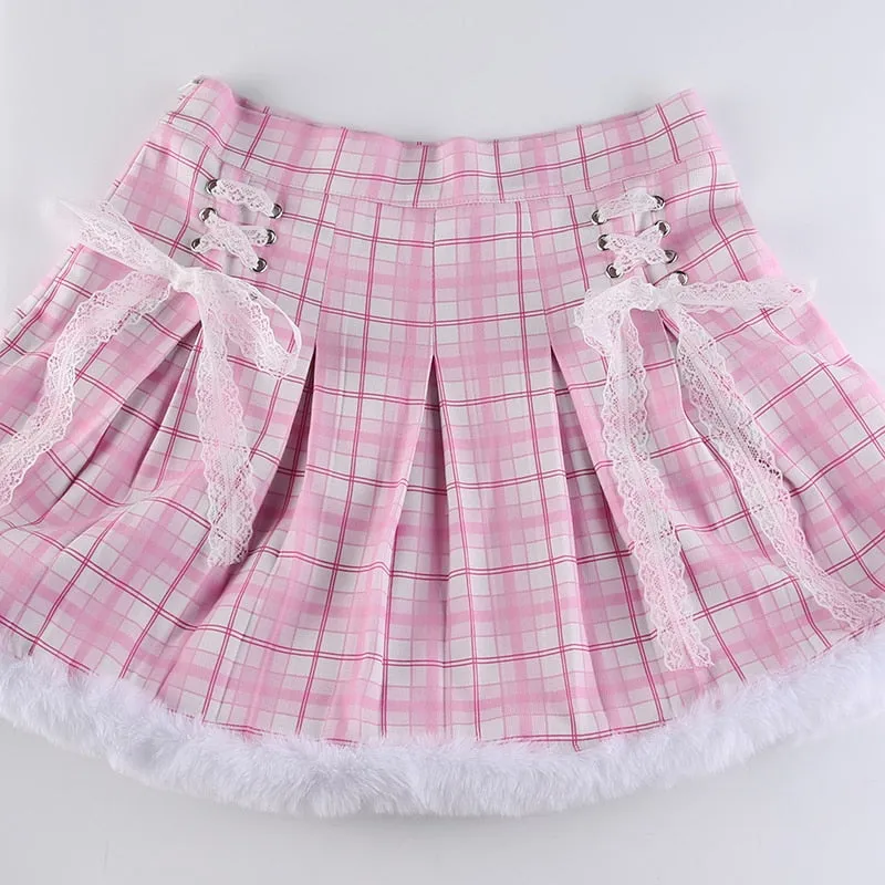 Kawaii Plaid Skirt