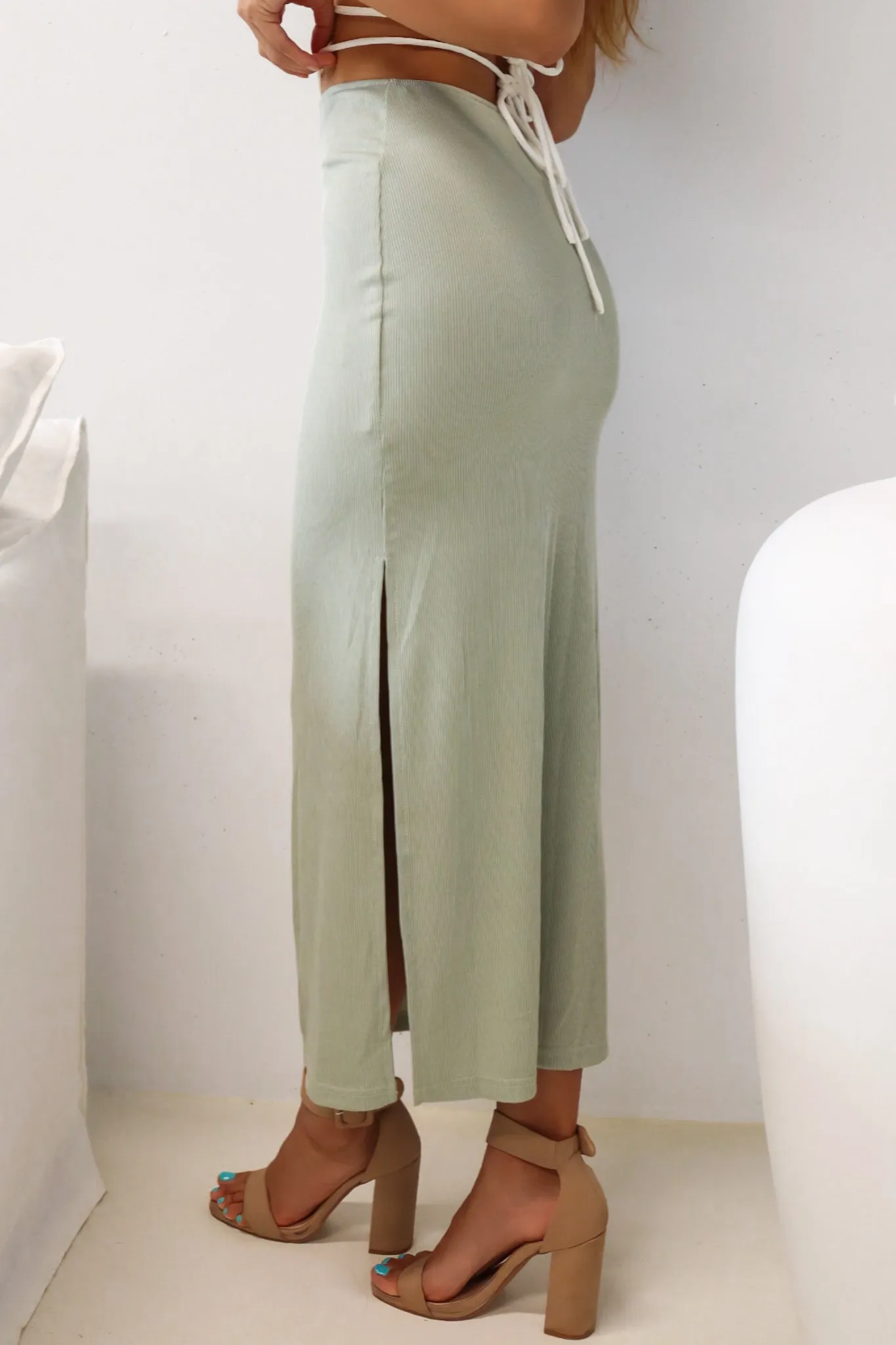 Kennedy Set Skirt - Sage Green