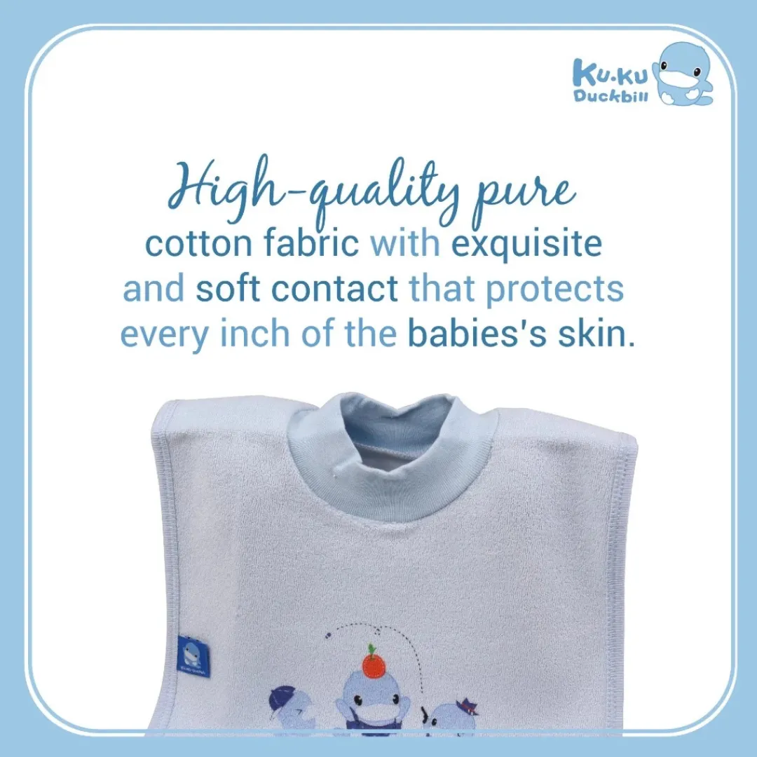 Kuku Duckbill Pullover Bib - Blue (KU2229)