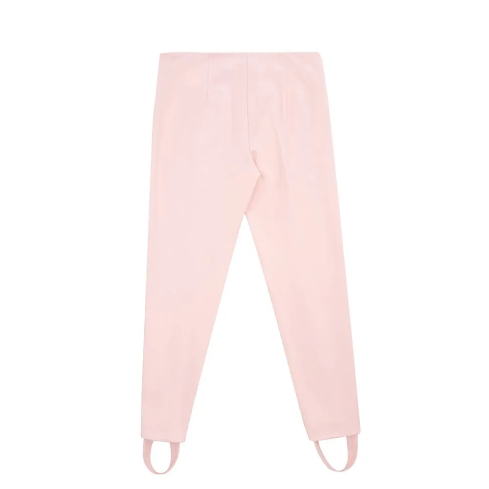 Lardini Elegant Pink Viscose Pants for Chic Style