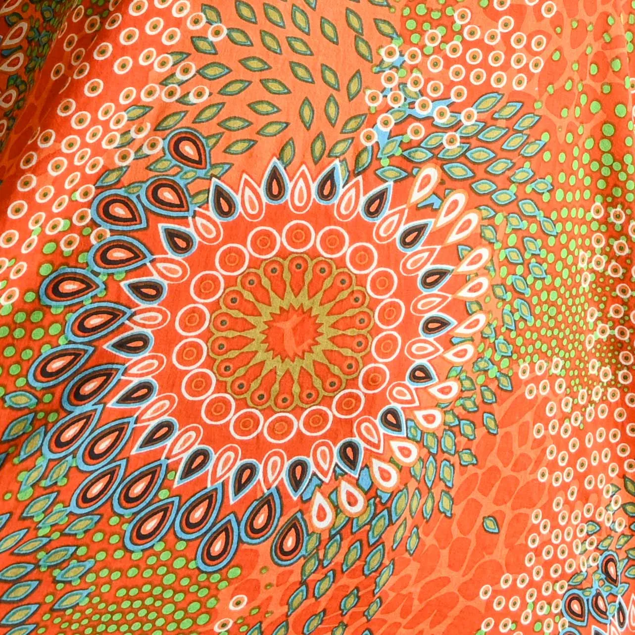 Loose Fit Cotton Tunic Top by KOBOMO - Mandala