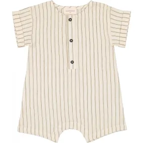 Louis Louise Overall Hawai Cotton Crepe Stripe