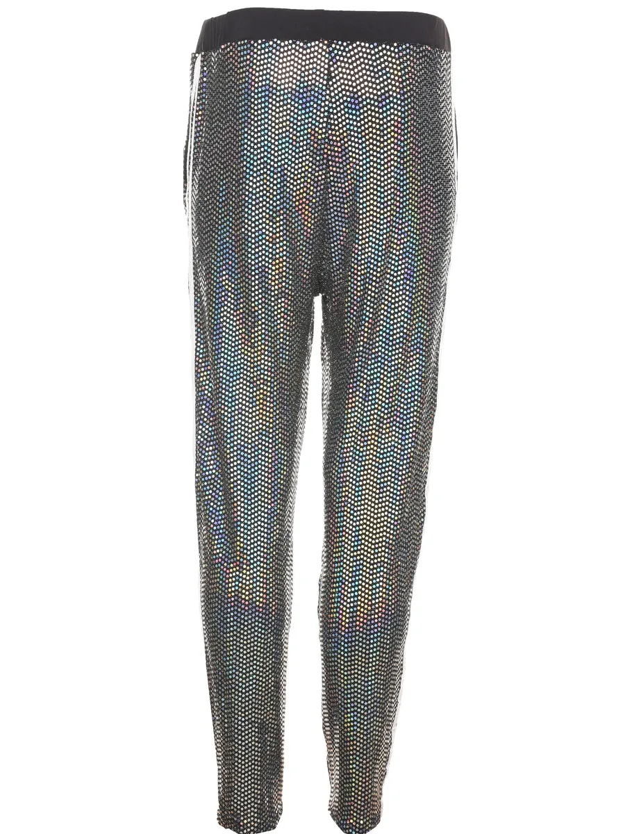 Lurex Thread Pattern Trousers - W28 L29