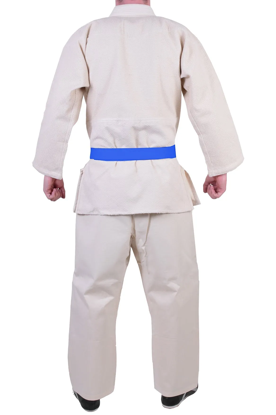 MAR-022 | Mediumweight Unbleached Judo Uniform For Intermediate Students   FREE BELT