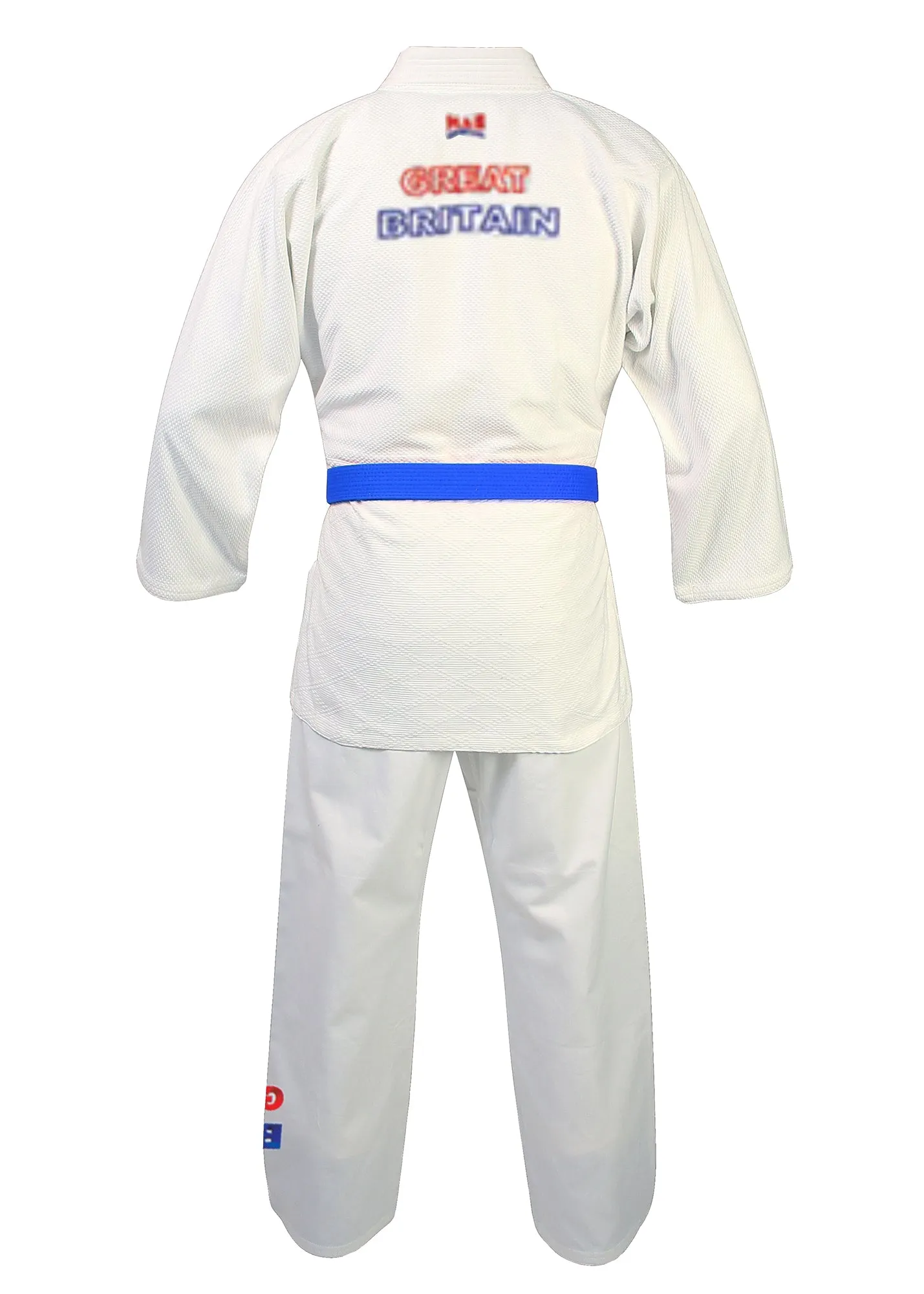 MAR-027 | White Great Britain Styled Judo/Jiu-Jitsu Competition Uniform   FREE BELT