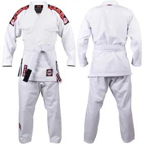 MAR-060B | White Brazilian Jiu-Jitsu Uniform