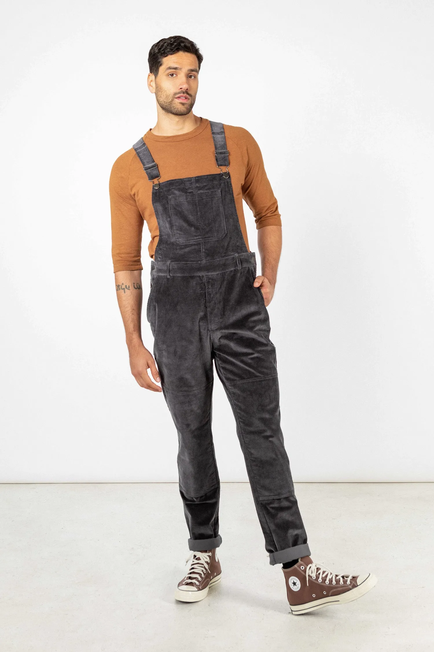 Miller Overall / Charcoal Corduroy