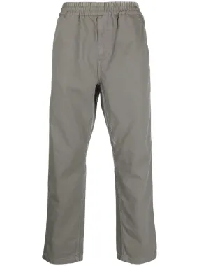 Misty Grey Garment Dyed Trousers