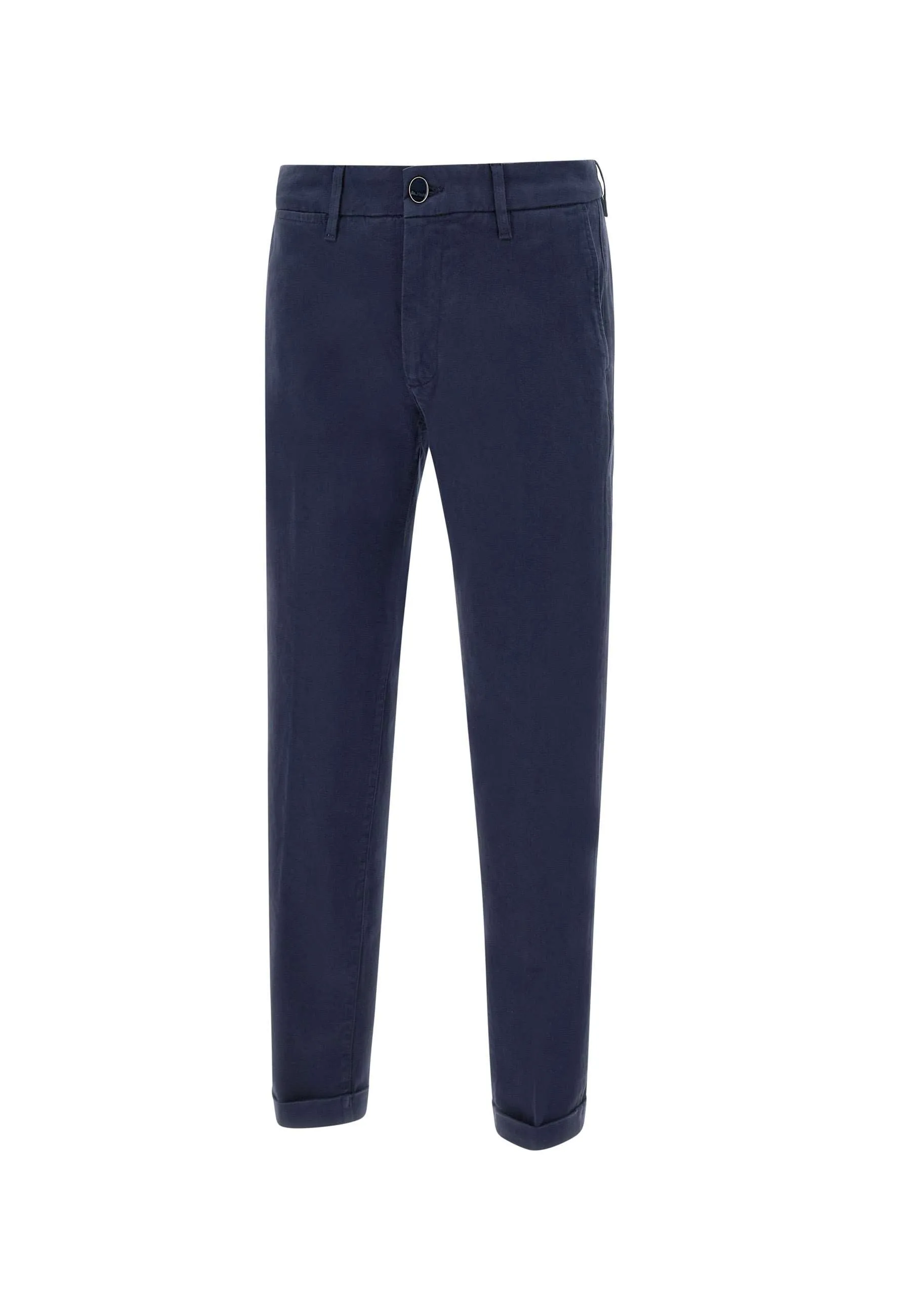 Mucha Men's Blue Cotton Trousers