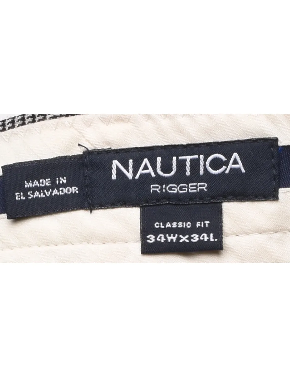 Nautica Checked Pattern Trousers - W34 L34