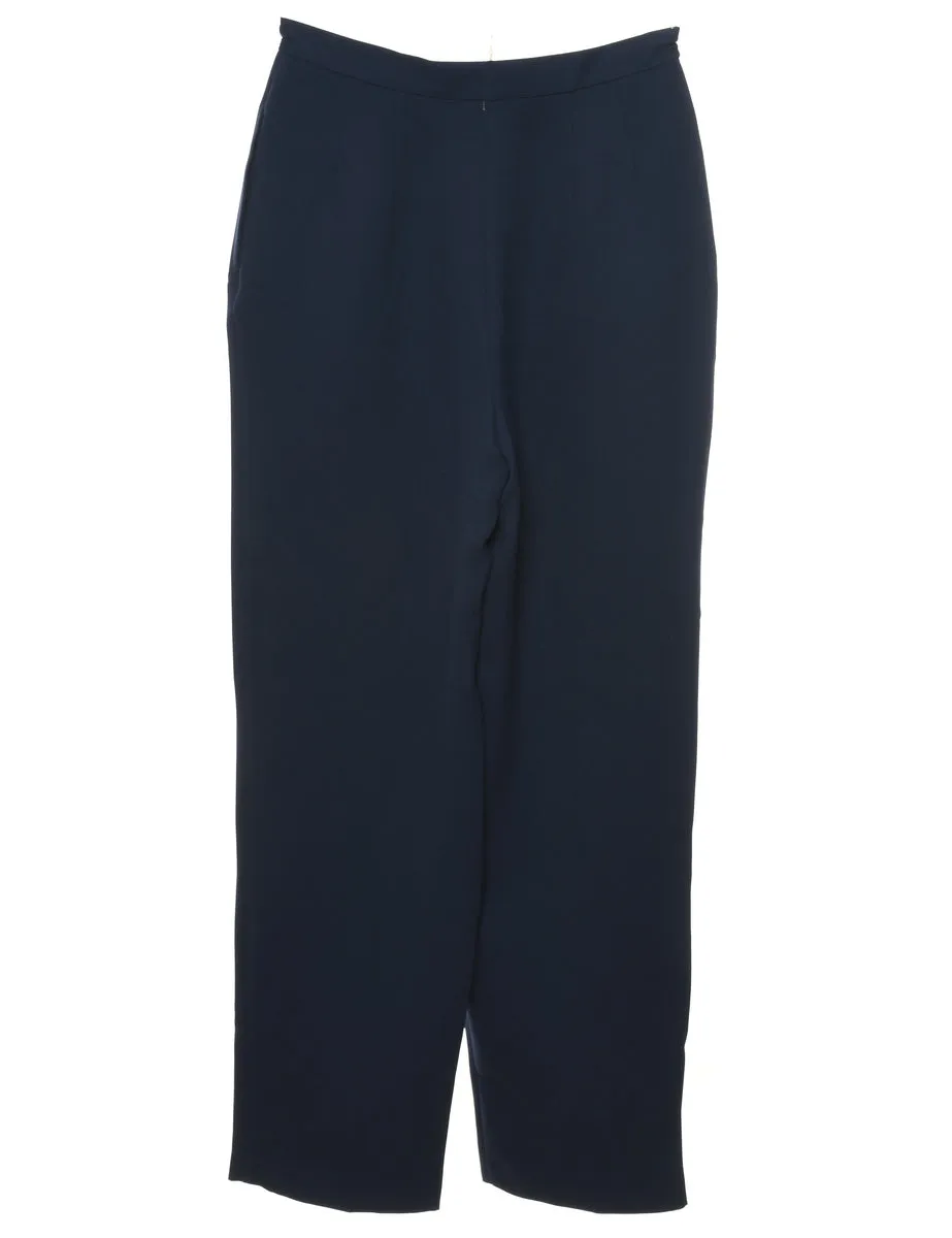 Navy Trousers - W28 L31