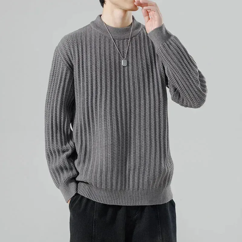 New Autumn And Winter Knitwear Sweater  Crewneck Pullover top for Men