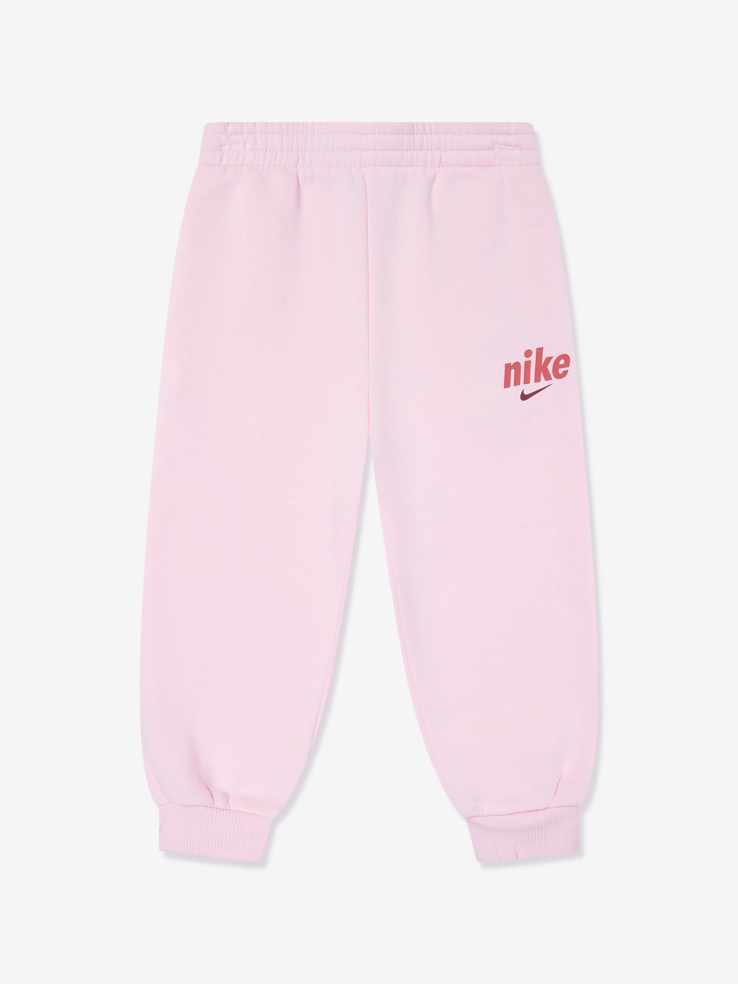 Nike Girls Logo Tracksuit in Pink