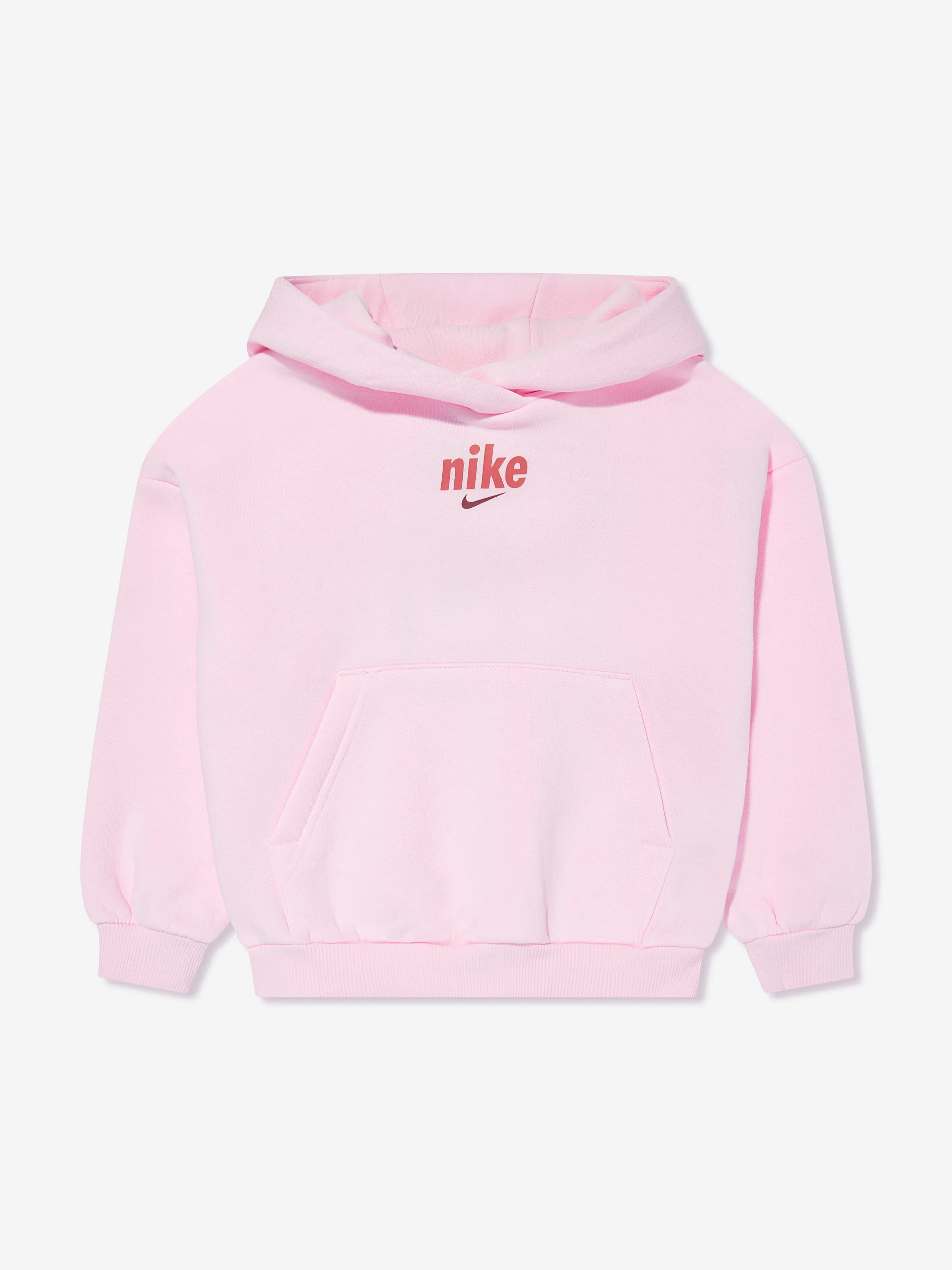 Nike Girls Logo Tracksuit in Pink