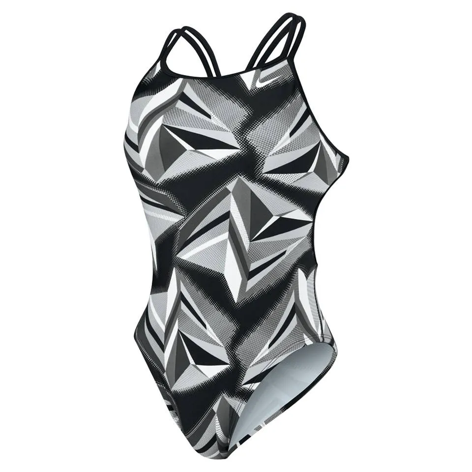 NIKE SWIM Jagged Geo Spider Back Tank (36-40 Only)