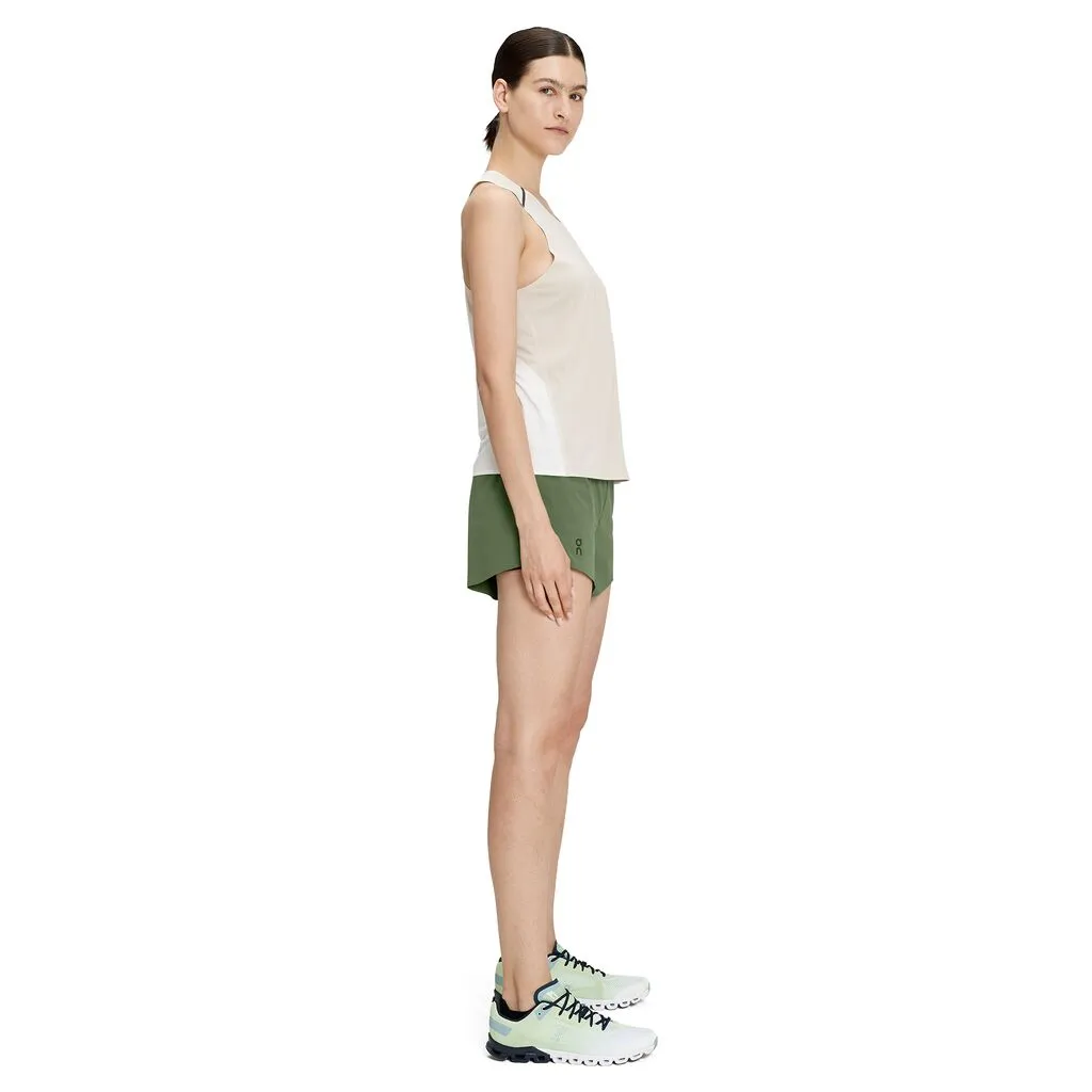 On Running Tank-Tee (Womens) - Pearl/Undyed-White