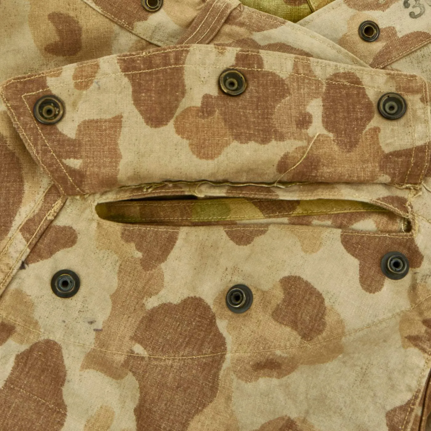 Original U.S. WWII USMC Paramarine Frogskin Reversible Camouflage 2nd Pattern Jump Trousers