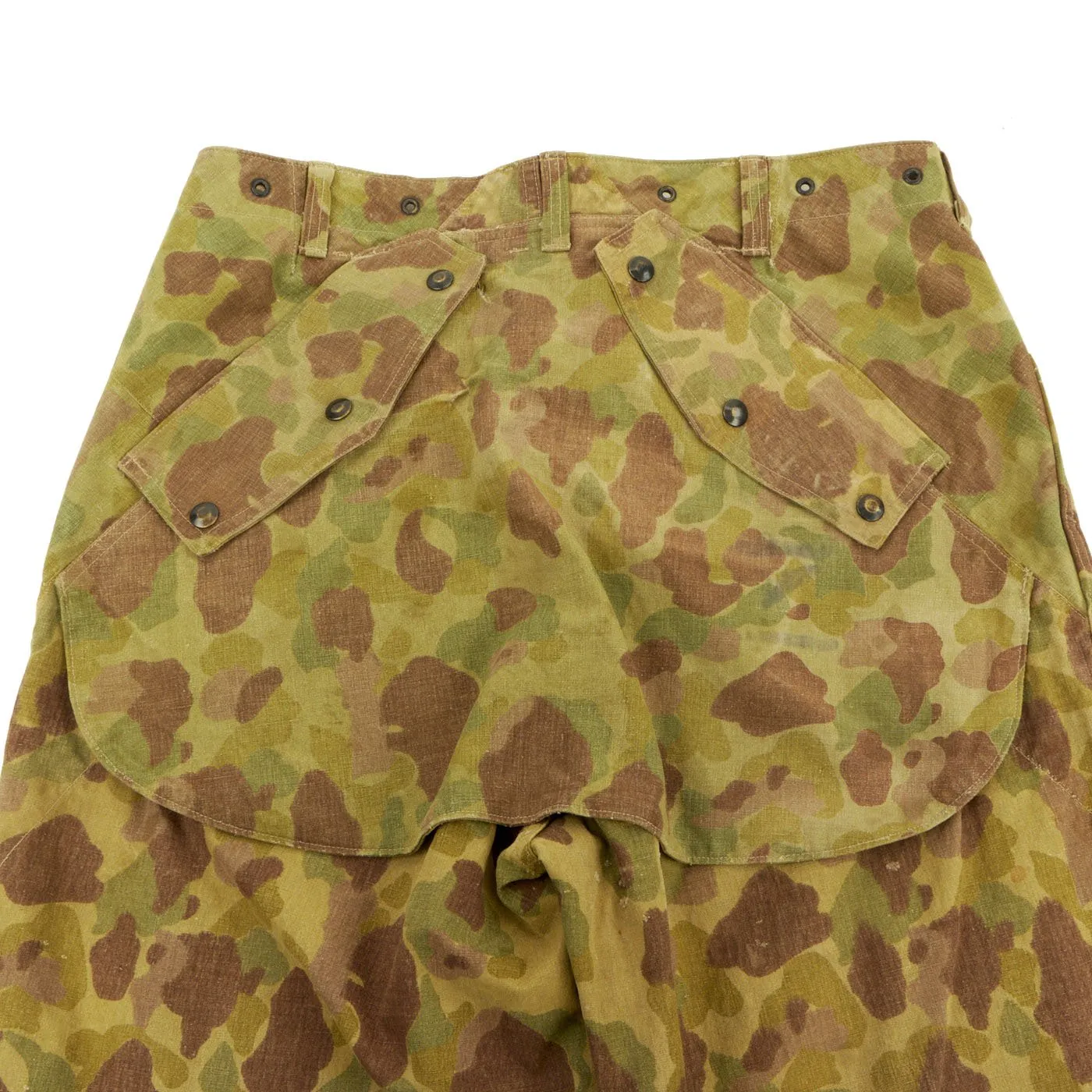 Original U.S. WWII USMC Paramarine Frogskin Reversible Camouflage 2nd Pattern Jump Trousers