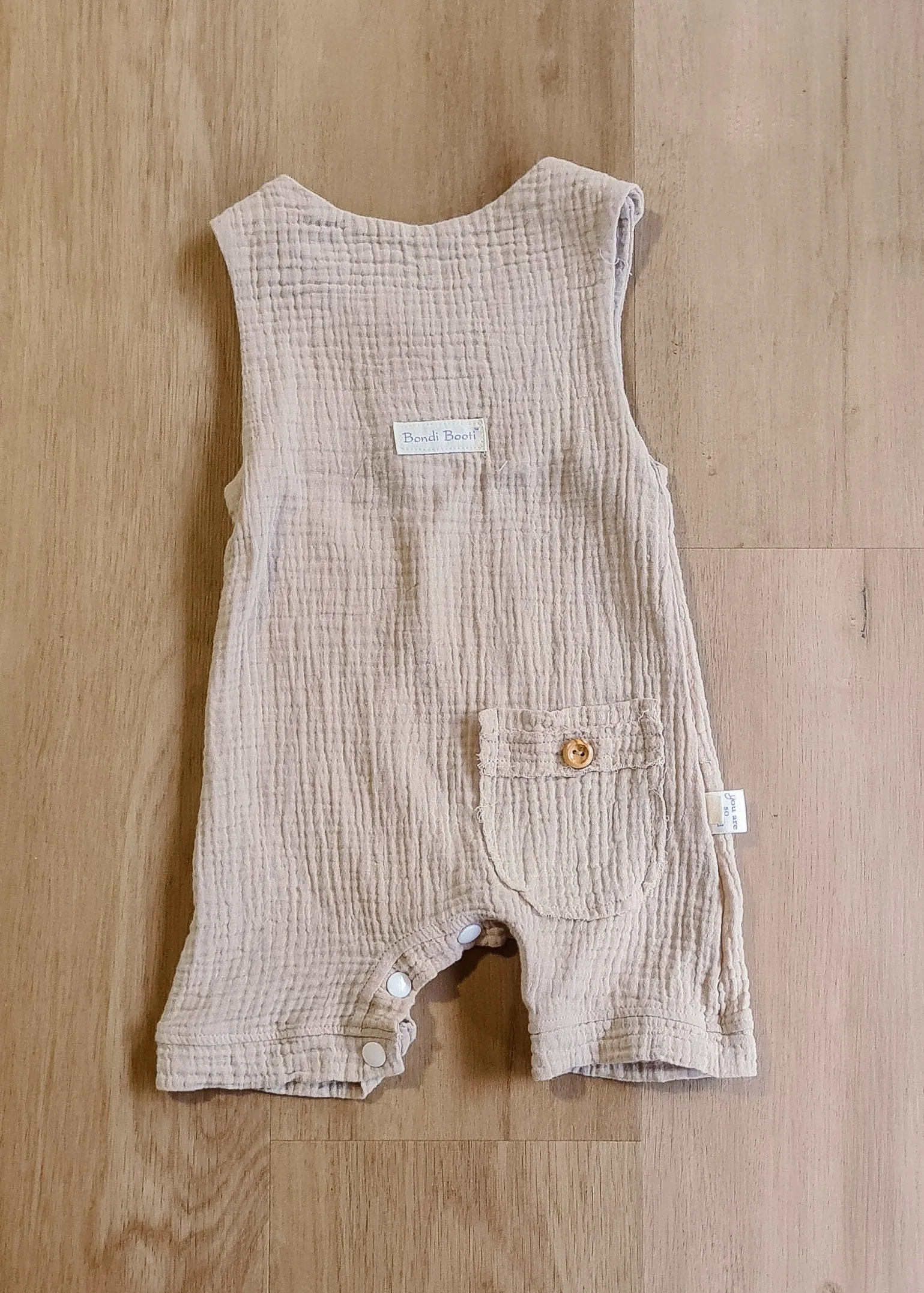 Overall Onesie - Beige