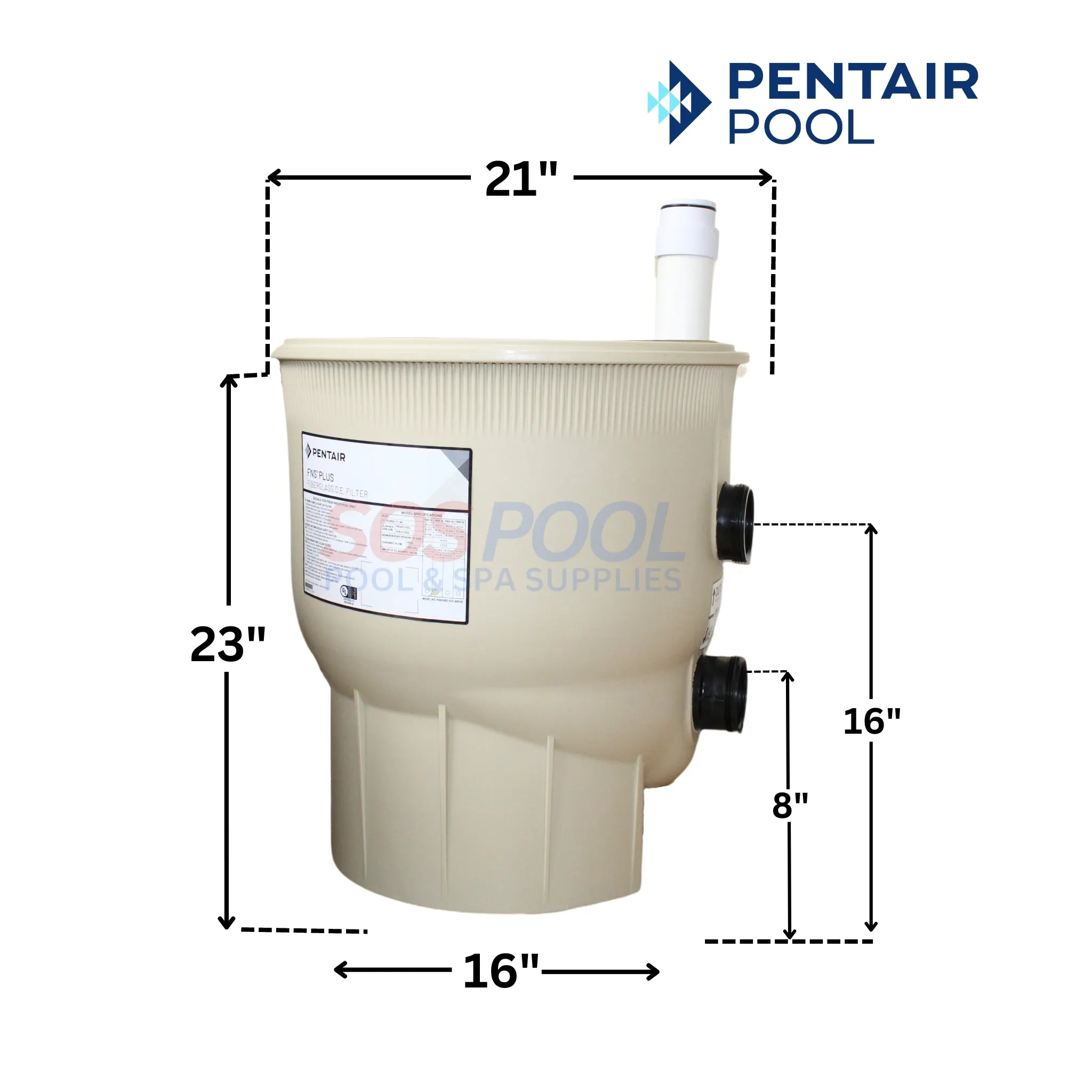 Pentair FNS Plus Tank Bottom Assembly | FNS 36 Square Feet Tank Bottom Replacement | 170016