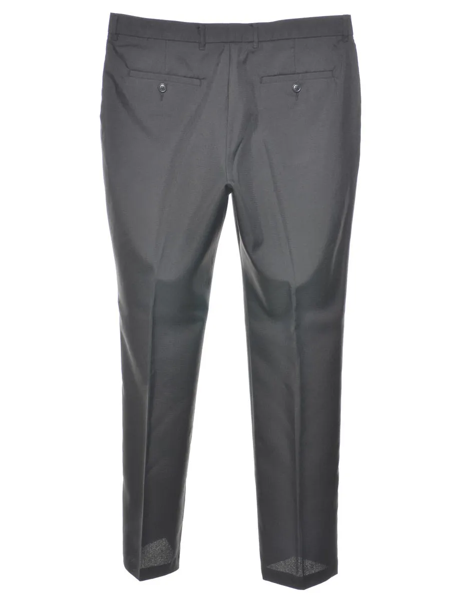 Perry Ellis Black Classic Suit Trousers - W34 L32