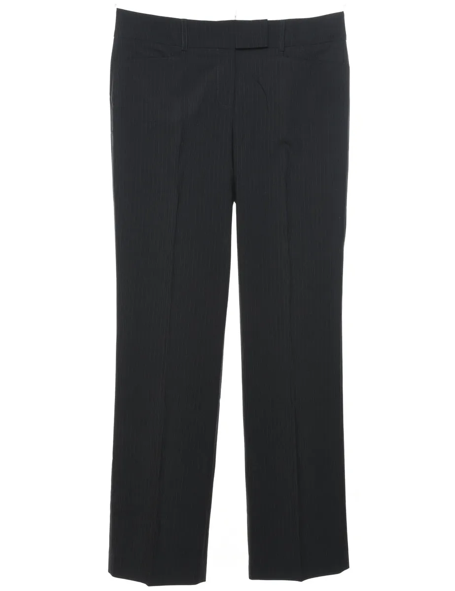 Pinstriped Low Rise Trousers - W33 L33