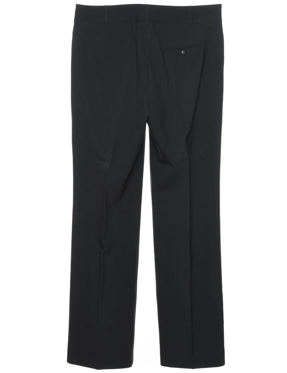 Pinstriped Low Rise Trousers - W33 L33