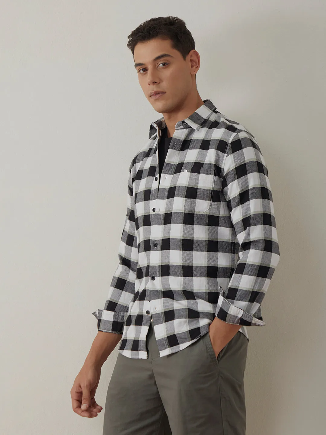 Pista Checks Slim Fit Shirt