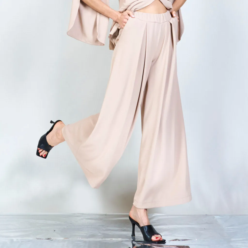 Polyester fluid trousers wholesale