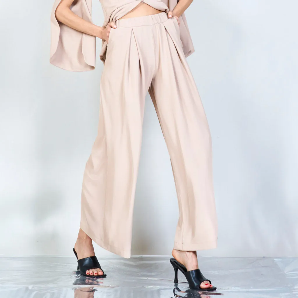 Polyester fluid trousers wholesale