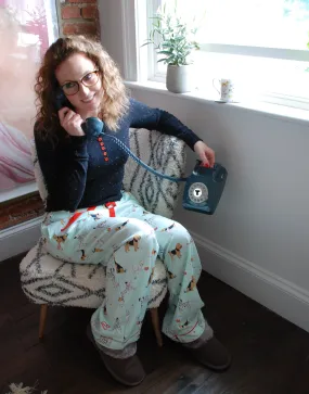 Poppy Dog Print Pyjama Trousers