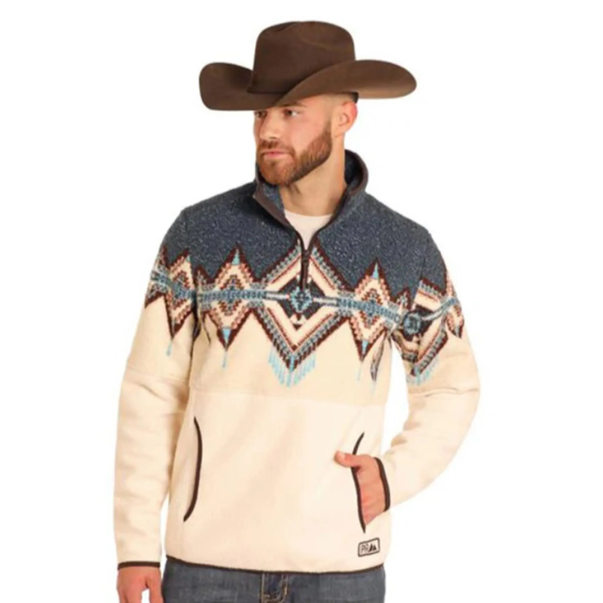 Powder River Men's Aztec Berber Pullover