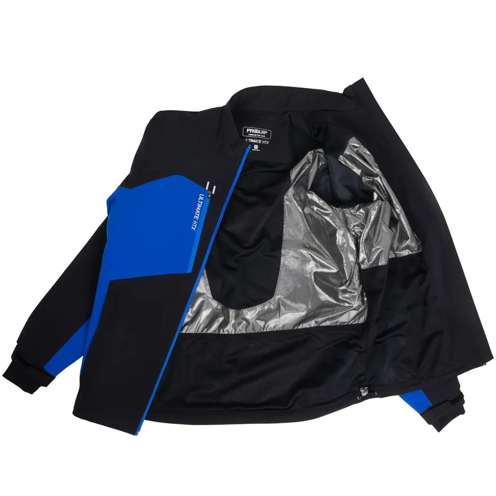 ProQuip Ultimate HTX/Stormforce Pro PX8 Waterproof Suit - Black/Blue   Black