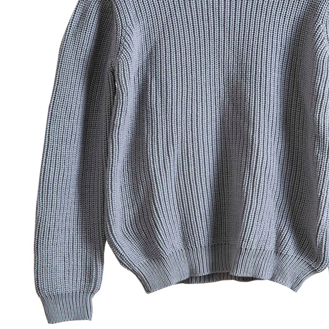 Pullover Round  Neck  - Ultimate Grey   |  For Men  |  100% Organic Wool