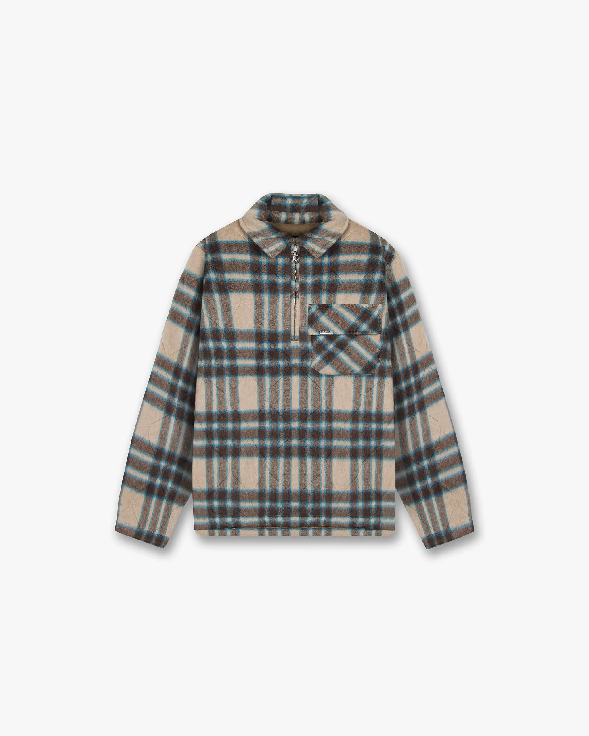 Pullover Shirt - Brown Check