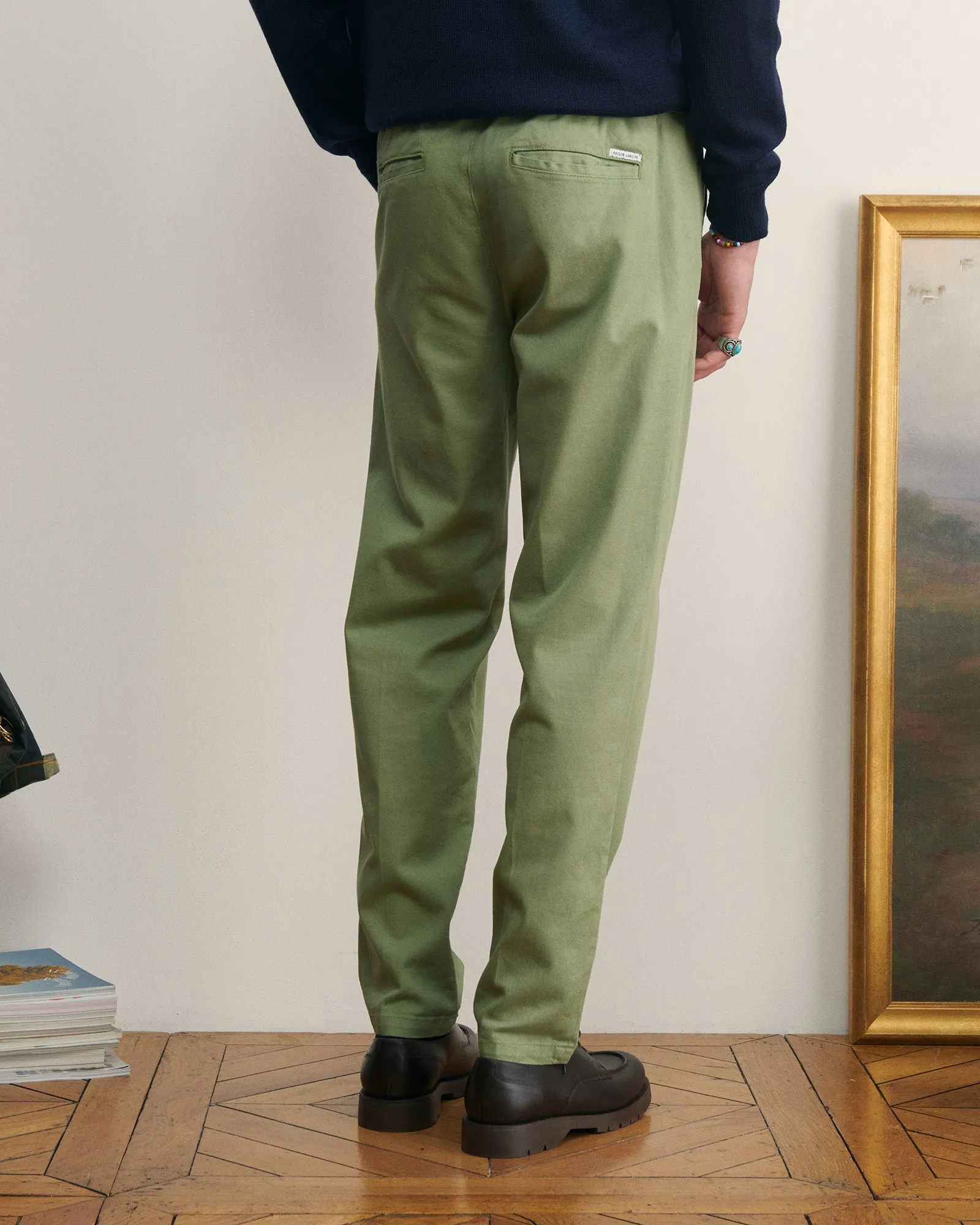 "Cotton Twill" arcade pants