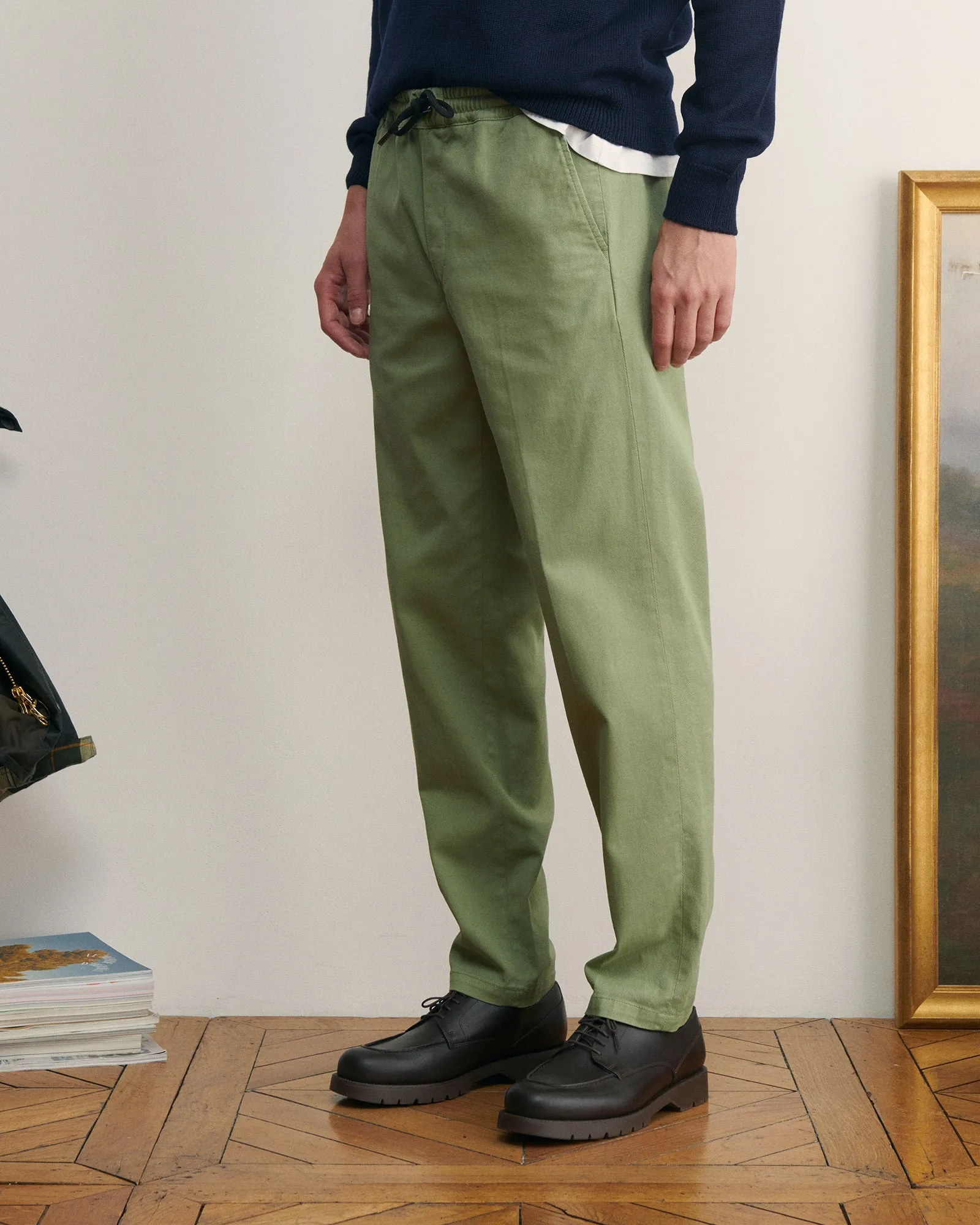 "Cotton Twill" arcade pants