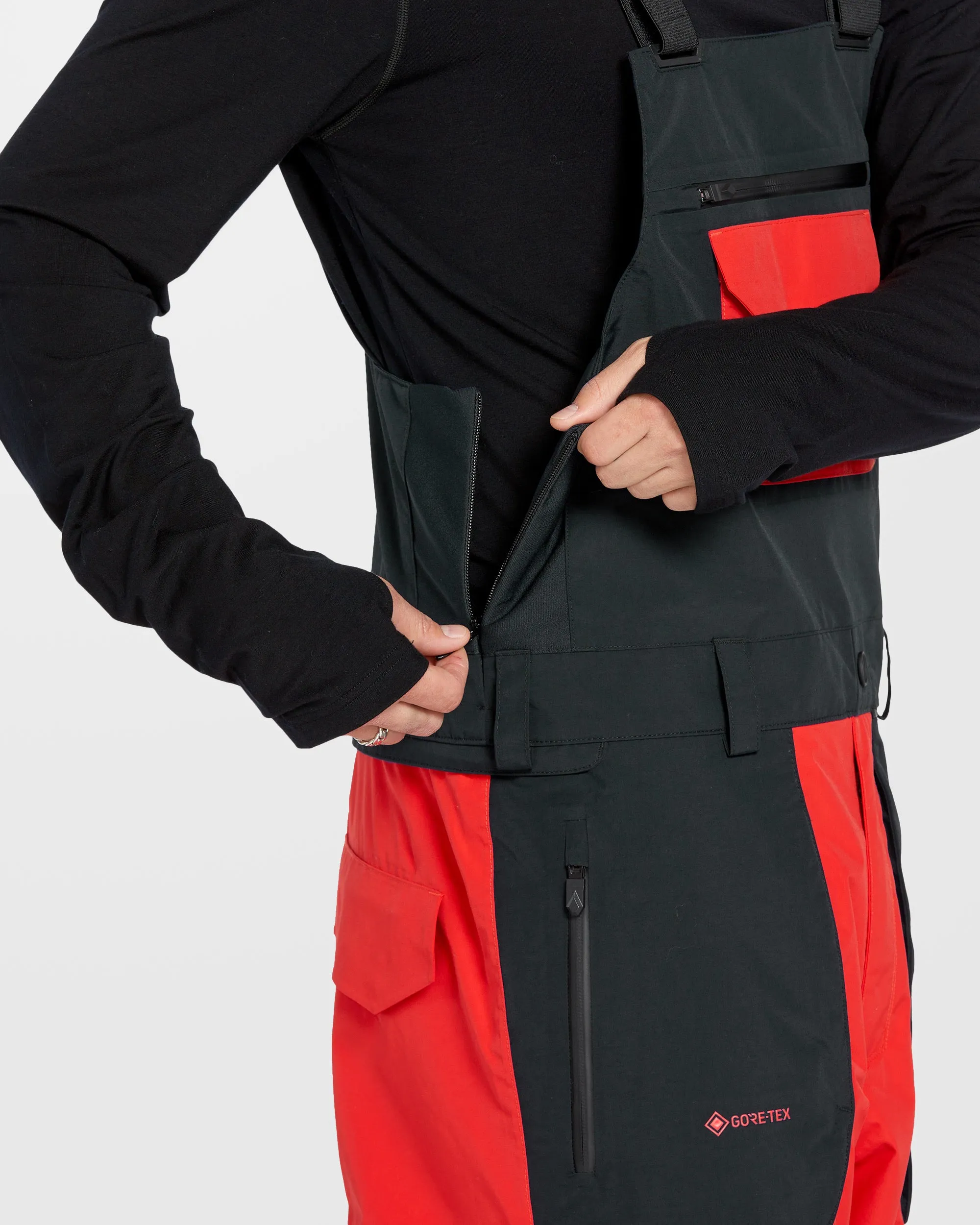 Rain Gore-Tex Bib Overall - Crimson