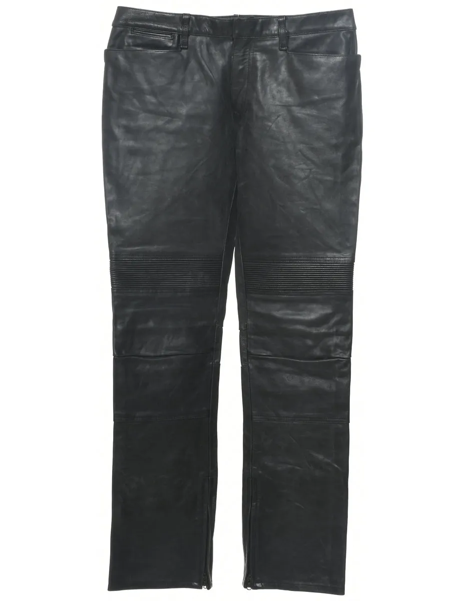 Ralph Lauren Leather Trousers - W34 L34