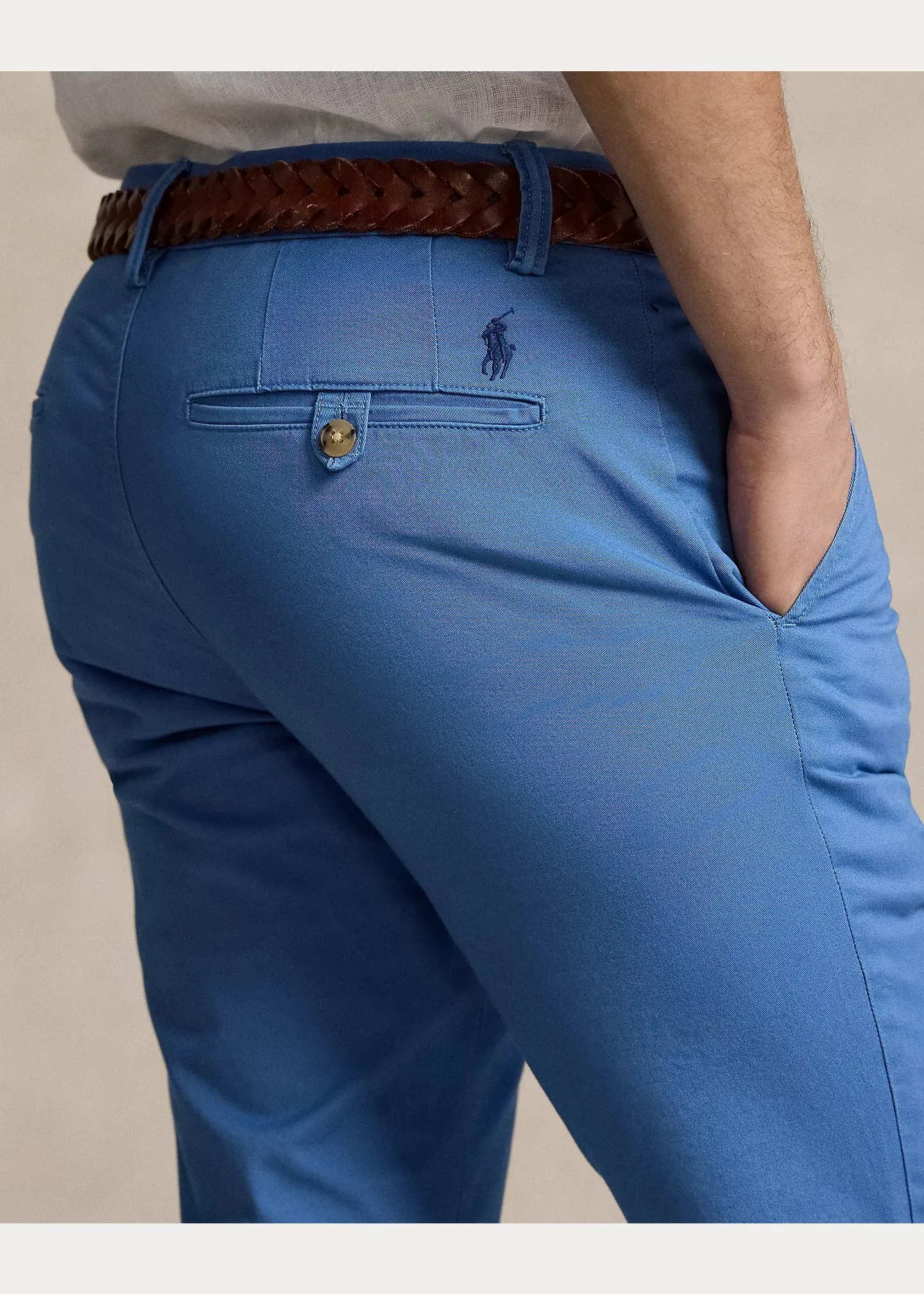 Ralph Lauren Stretch Slim Fit Chino Trouser | Nimes Blue