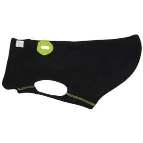 RC Baseline Dog Coat Black & Lime Fleece