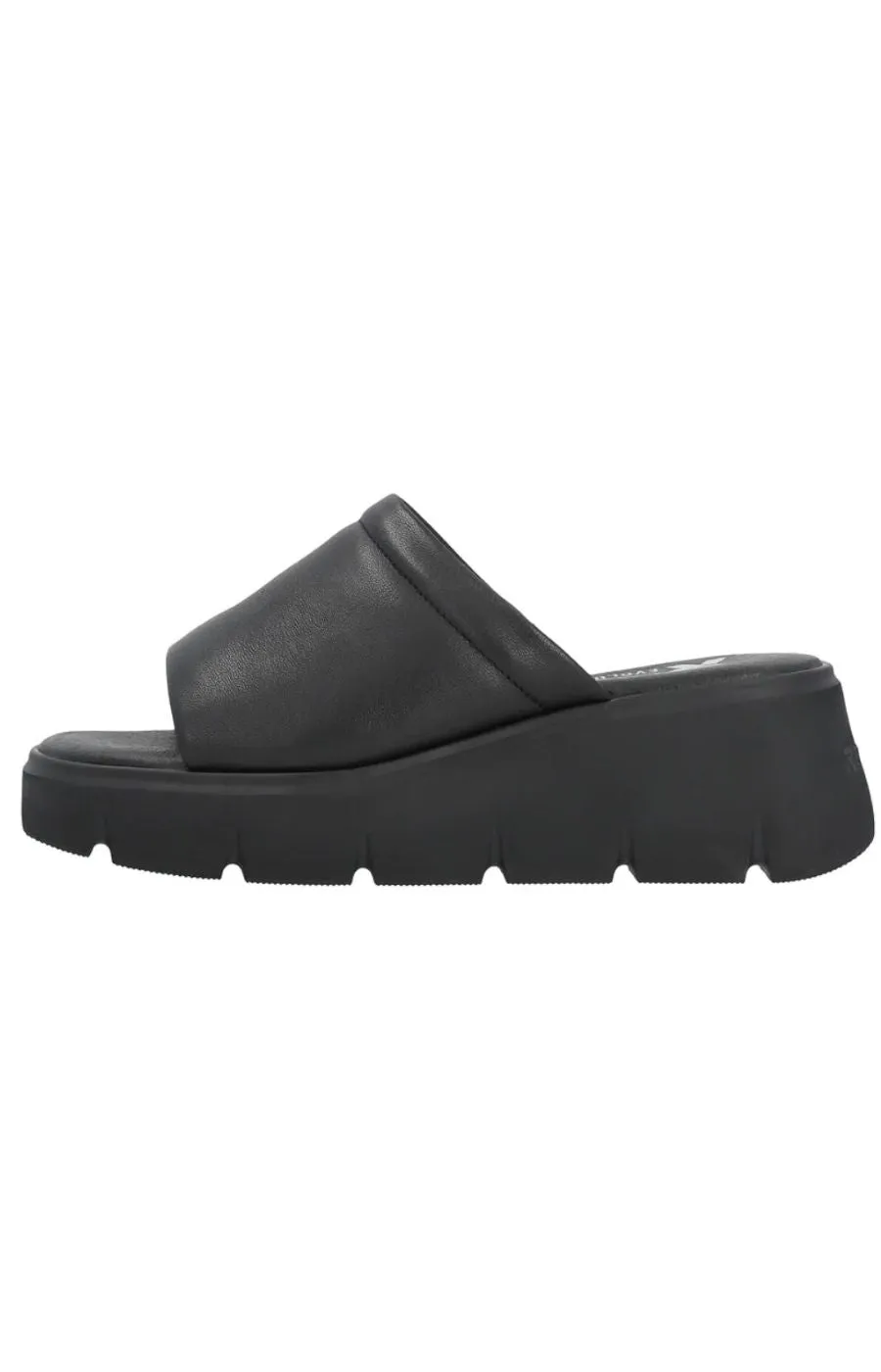 Rieker Platform Sandal in Black